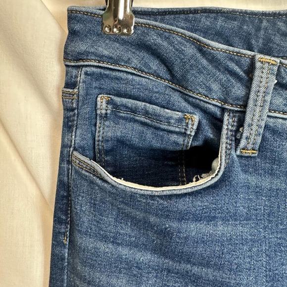 L’Agence Low-Rise Jeans Women’s sz. 27 Chantal Blue‎ Dark Vintage Skinny - Picture 7 of 14
